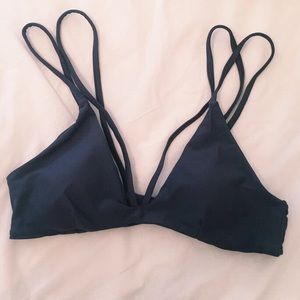 L Space Grey Bikini Top